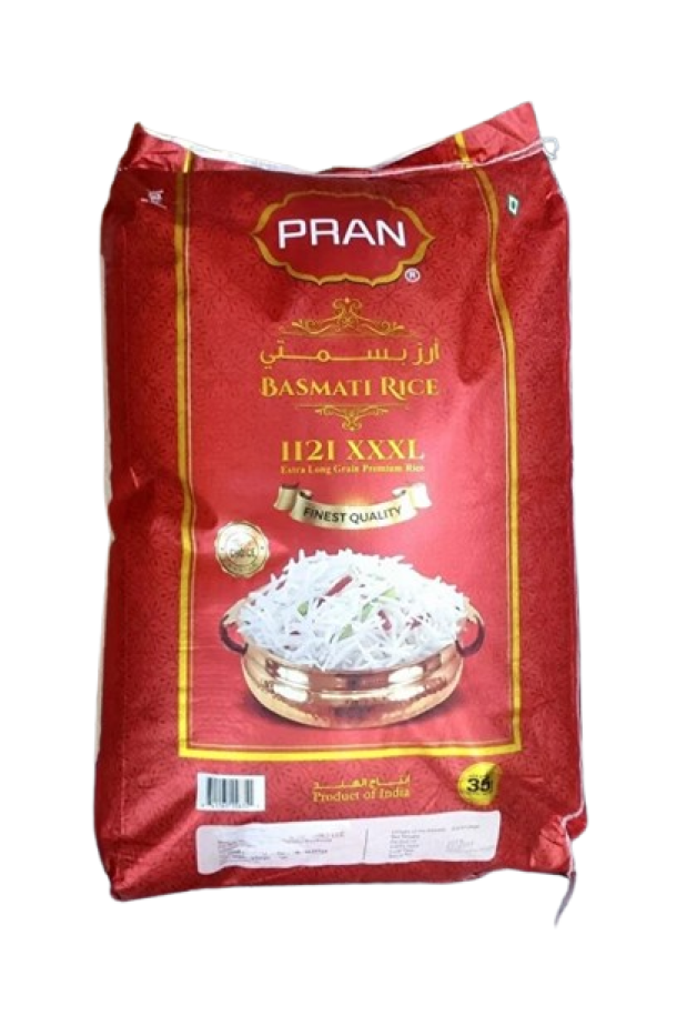 PRAN Rice 1121 Steamed Basmati 35kg